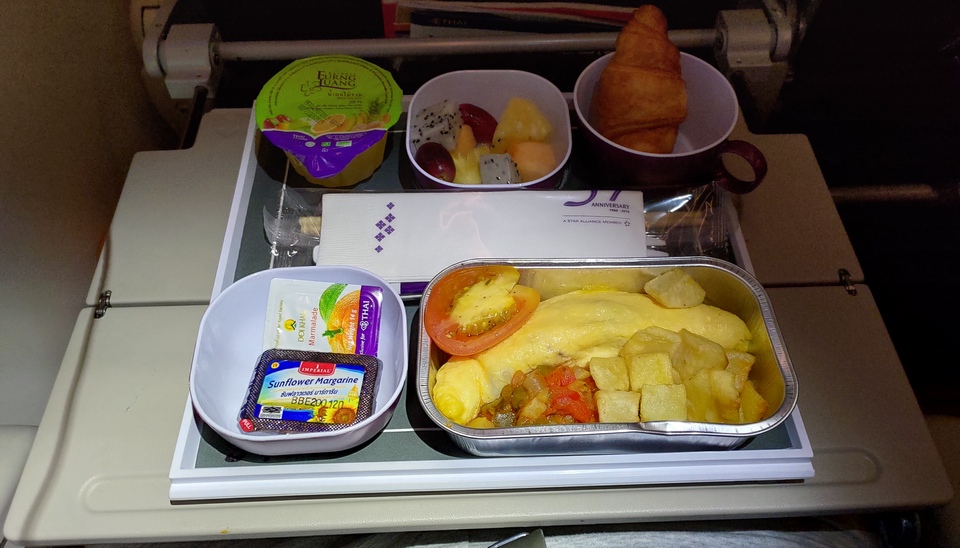 2019-07-19 TG632 BKK-TPE VLML 西式蛋奶素食 Lacto-Ovo Vegetarian