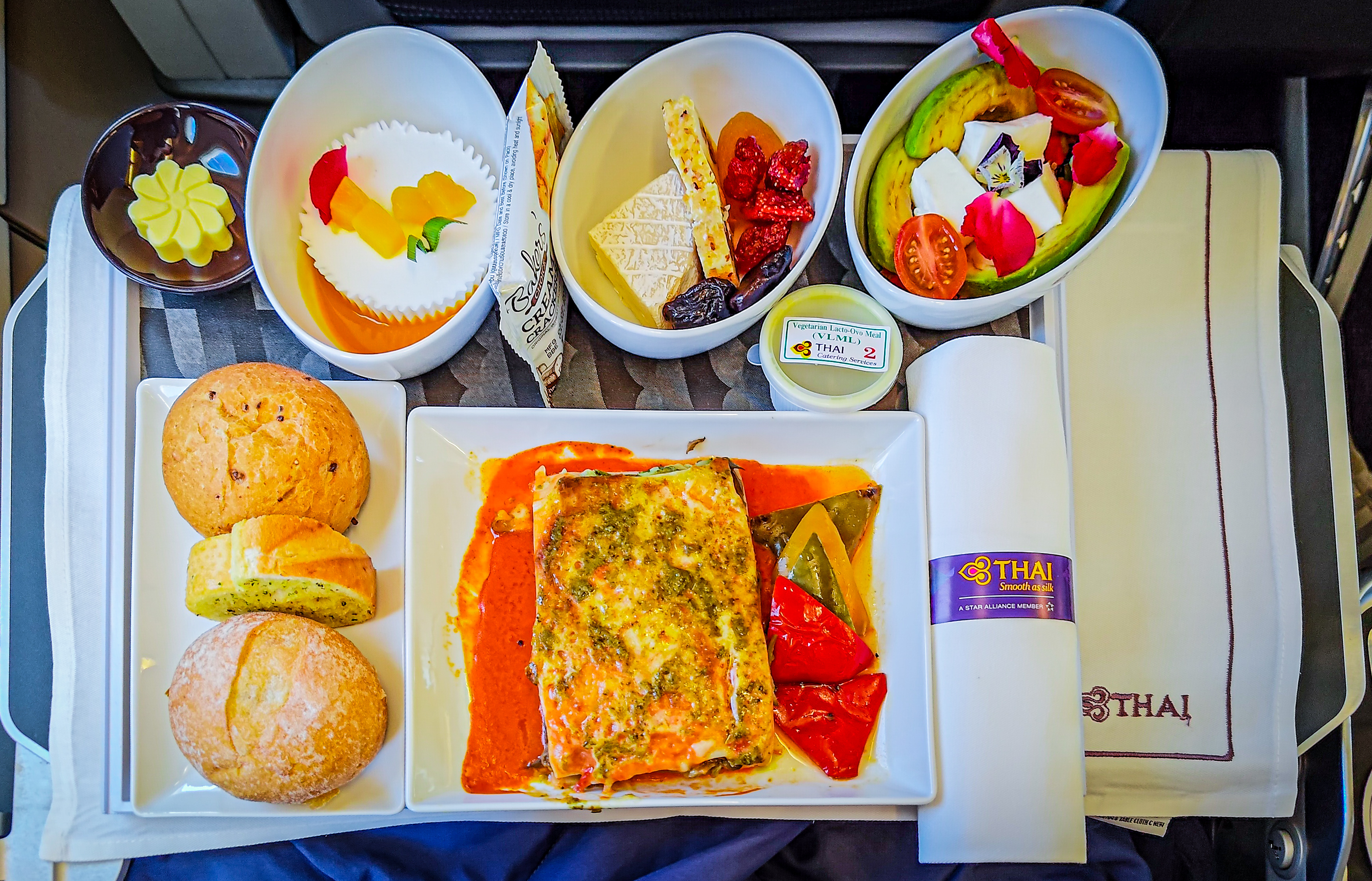 2026-02-15 TG631 KHH-BKK Royal Silk 商務艙<br>VLML 蛋奶素 Vegetarian Lacto-Ovo Meal