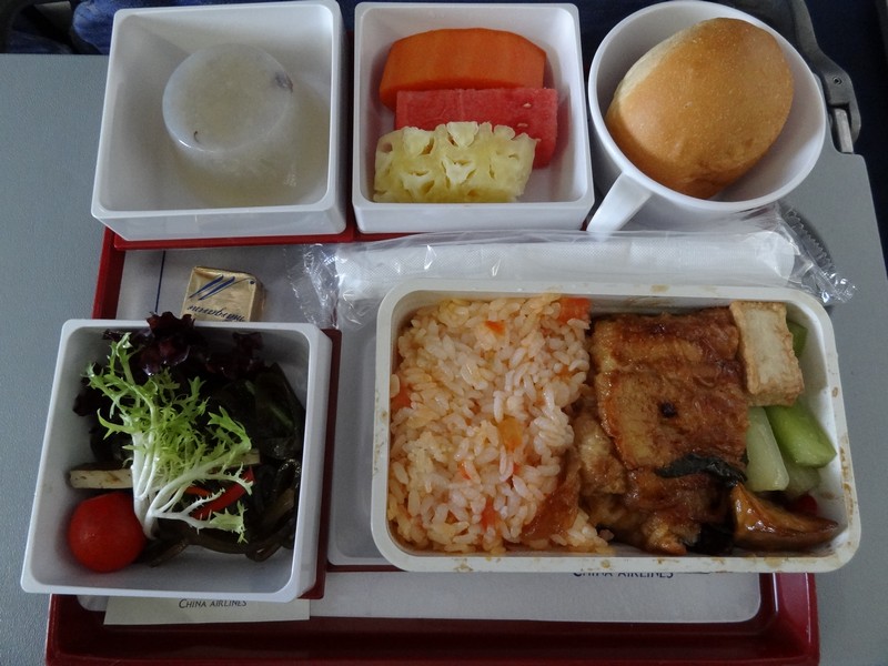 2012-04-03 中華航空 CI166 KHH-KIX VOML 東方素食 Oriental Vegetarian