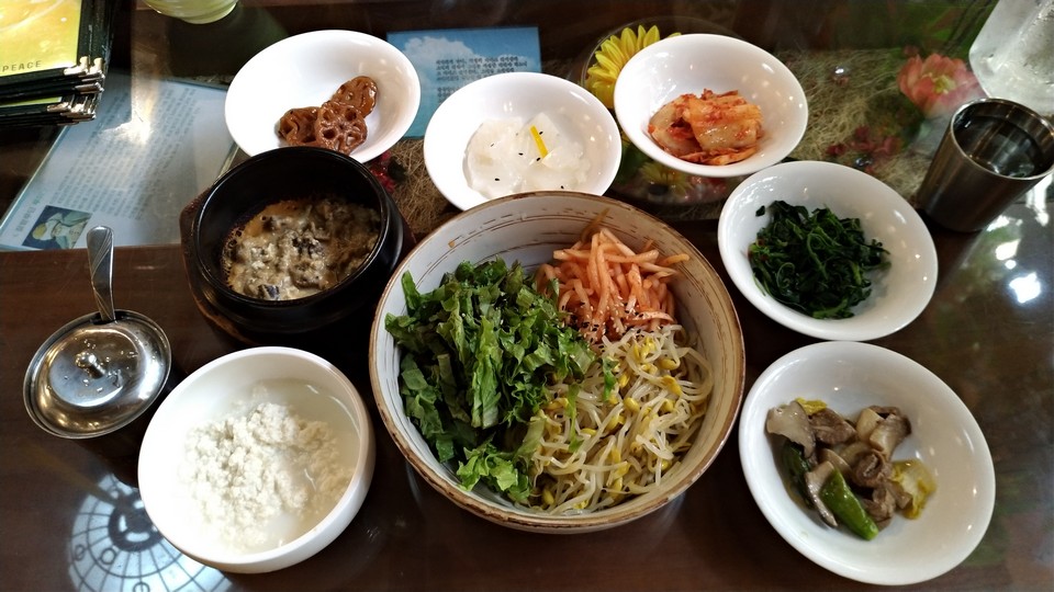嫩豆腐大醬韓式拌飯10000韓圜
