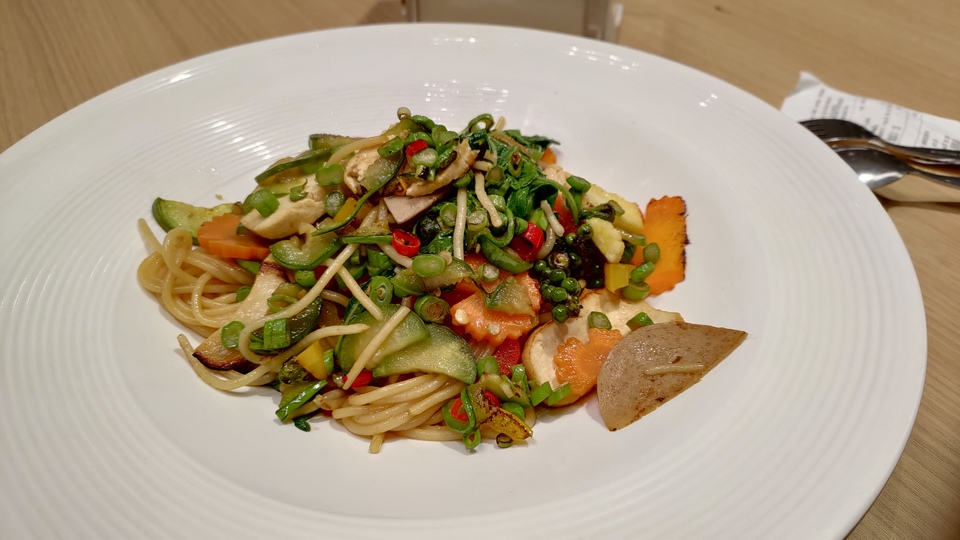 สปาเก็ตตี้ขี้เมา 辣炒義大利麵 90B