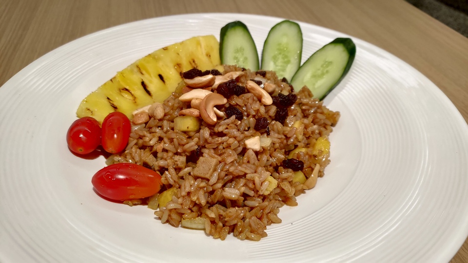ข้าวผัดอบสับปะรด 菠羅(鳳梨)炒飯 80B